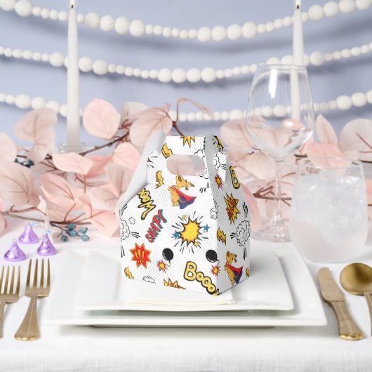 Comic Book Pattern Bedankdoosjes (Huwelijk)