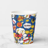 Comic Book Pattern Papieren Bekers (Voorkant)