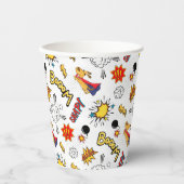 Comic Book Pattern  Papieren Bekers (Voorkant)