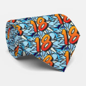 Comic Book Pop Art 18 Superheld Stropdas (Opgerold)