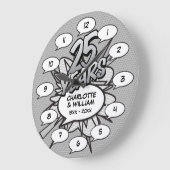 Comic Book Pop Art 25e zilveren jubileum Grote Klok (Hoek)