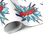 Comic Book Pop Art BANG Cadeaupapier (Rol Hoek)