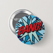Comic Book Pop Art BANG! Ronde Button 5,7 Cm (Voorkant /achterkant)