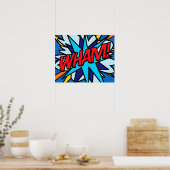 Comic Book Pop Art BENG Poster (Keuken)