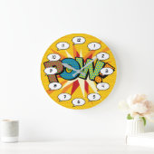 Comic Book Pop Art BOEM Grote Klok (Huis)