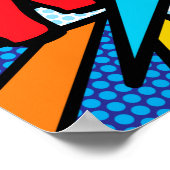 Comic Book Pop Art BOEM Poster (Hoek)