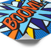 Comic Book Pop Art BOOM Poster (Hoek)