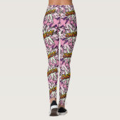 Comic Book Pop Art CHICA Leggings (Achterkant)