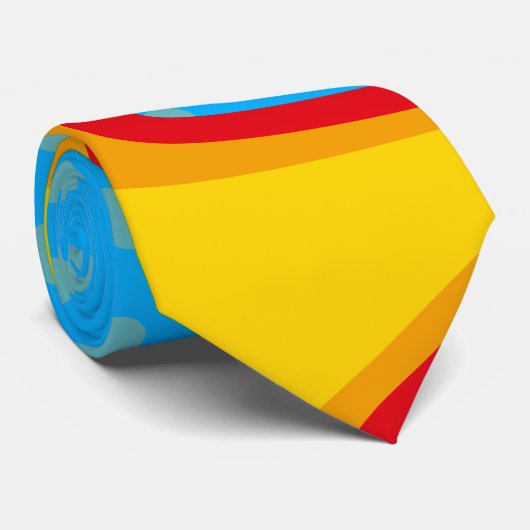 Comic Book Pop Art Explosion Superheld Stropdas (Opgerold)