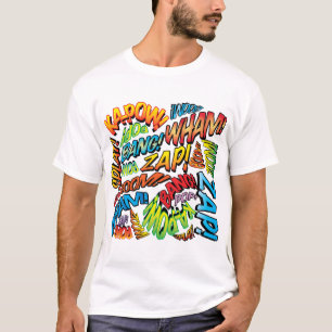Comic Book Pop Art Geluiden T-shirt