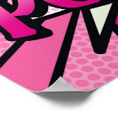 Comic Book Pop Art GIRL POWER Poster (Hoek)