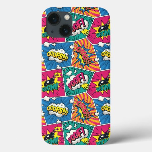 Comic Book Pop Art Hoesje (Achterkant)