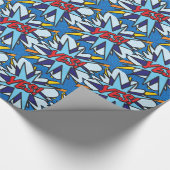 Comic Book Pop Art JA Cadeaupapier (Hoek)