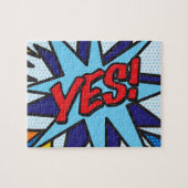 Comic Book Pop Art JA Legpuzzel (Horizontaal)