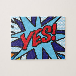 Comic Book Pop Art JA Legpuzzel