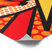 Comic Book Pop Art KA-POW Poster (Hoek)