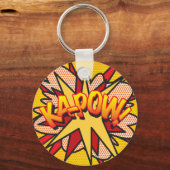 Comic Book Pop Art KA-POW Sleutelhanger (Voorkant)