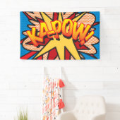 Comic Book Pop Art KA-POW! Spandoek (Insitu)