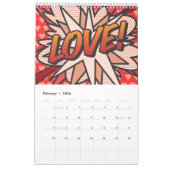 Comic Book Pop Art Kalender (Feb 2026)