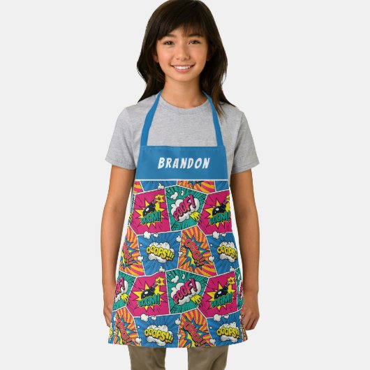 Comic Book Pop Art Kind's Schort (Insitu)