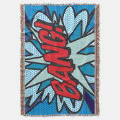 Comic Book Pop Art KNAL Deken (Voorkant Verticaal)