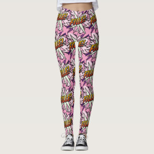Comic Book Pop Art MEISJE Leggings