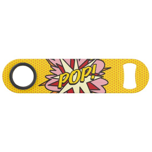 Comic Book Pop Art POP KA-POW Speed Flessenopener (Voorkant (Horizontaal))