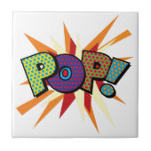 Comic Book Pop Art POP! Tegeltje (Voorkant)