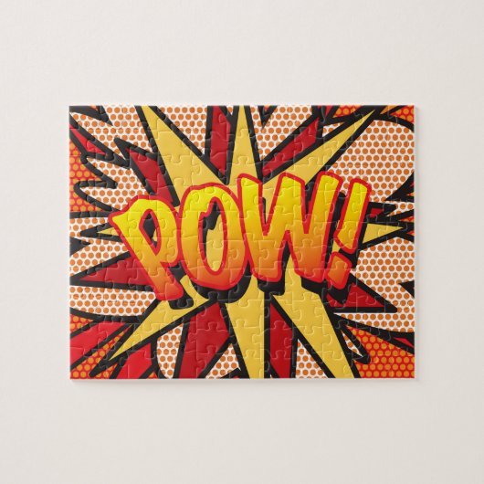 Comic Book Pop Art POW Legpuzzel (Horizontaal)