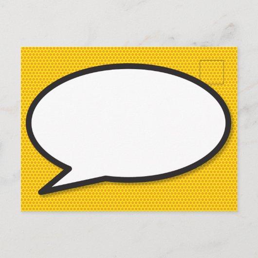 Comic Book Pop Art Save the Date 2020 Agenda Aankondigingskaart (Achterkant)