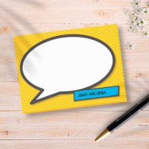Comic Book Pop Art Speech Bubble
