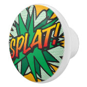 Comic Book Pop Art SPLAT Keramische Knop (Rechts)