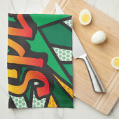 Comic Book Pop Art SPLAT Theedoek (Quarter Fold)