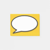 Comic Book Pop Art-spraakballon Post-it® Notes (Voorkant)