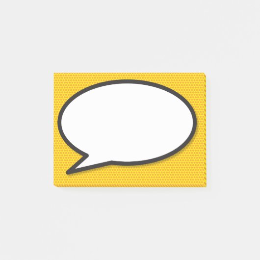 Comic Book Pop Art-spraakballon Post-it® Notes (Voorkant)