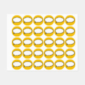 Comic Book Pop Art Spreekwolk Labels (Vel)