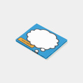 Comic Book Pop Art Spreekwolk Post-it® Notes (Schuin)