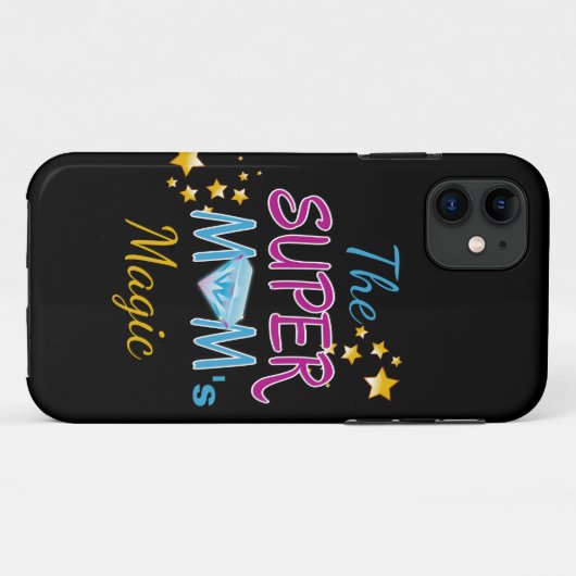 Comic Book Pop Art Superhero Moeder Moederdag Case-Mate iPhone Case (Achterkant (horizontaal))