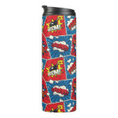 Comic Book Pop Art Thermische Bekerkop Thermosbeker (Geroteerd rechts)