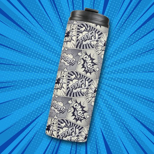 Comic Book Pop Art Thermische Tumbler Thermosbeker