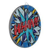 Comic Book Pop Art WHAM Dartbord (Voorkant Links)