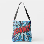 Comic Book Pop Art WHAM! KNAL! Crossbody Tas (Achterkant)