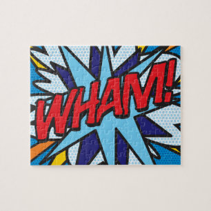 Comic Book Pop Art WHAM Legpuzzel