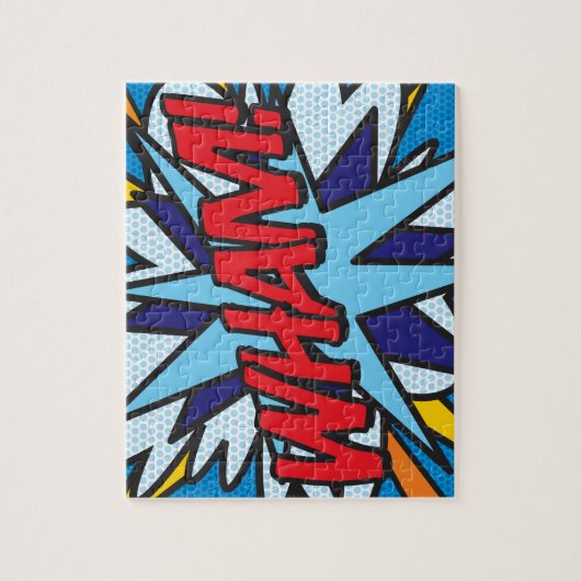 Comic Book Pop Art WHAM Legpuzzel (Verticaal)