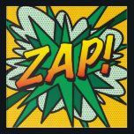 Comic Book Pop Art ZAP Acrylprint Acryl Muurkunst<br><div class="desc">Fun trendy superheld stripboek pop acrylische prints die er zeker van zijn dat ze een splash of color toevoegen aan een reeks kamers in je huis of in je kantoor. Een ideale manier om jezelf of iemand die je kent te behandelen met deze coole, unieke stripverhalen prints. Waarom niet wat...</div>