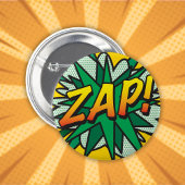 Comic Book Pop Art ZAP! Ronde Button 5,7 Cm