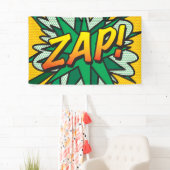 Comic Book Pop Art ZAP Spandoek (Insitu)