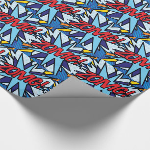 Comic Book Pop Art ZOMG Cadeaupapier