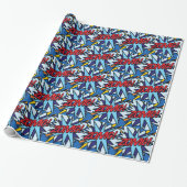 Comic Book Pop Art ZOMG Cadeaupapier (Uitgerold)
