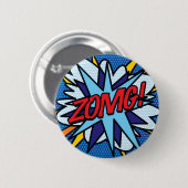 Comic Book Pop Art ZOMG Ronde Button 5,7 Cm (Voorkant /achterkant)